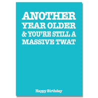 Massive Twat Birthday Card